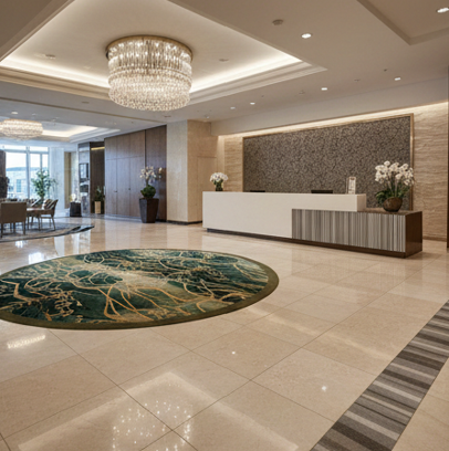 podłoga hotel recepcja